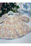 Baby Girl & Child Ruffled Collar Muslin Dress - 100% Natural Cotton - Salmon