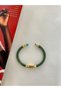 Steel Gold Strip Detail Pen Bracelet