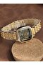 1Pc Women's Small Watch with Gold Strap, Simple Bar and Dial Style, Quartz Movement, Suitable for Daily Wear, as a Gift for Occasions Like Birthday, Anniversary, or Halloween Day - 5