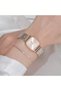 Simple design stainless steel quartz two watches set for women elegant and aesthetic suitable for daily wear christmas women gift anniversary single's day halloween giftno gift box - 3