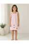 Girl's Butterfly Embroidered Summer Muslin Dress - 2