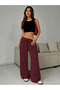 Women's Polka Dot Patterned Wide Leg Pants Comfortable Fit Palazzo - 5