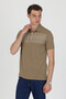 Polo Collar Cotton Pocketless Short Sleeve T-Shirt - 5