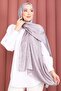 Self-Patterned Jacquard Shawl Series Gray - 2