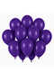 Purple Color Latex Pastel Balloon (30 cm) - 12 Pieces