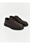 Brown Leather Look Men's Classic Shoes