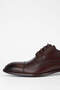 Men's Genuine Leather Brown Leather Classic Shoes - 3