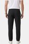 Men's Black Striped Textured Relaxed Fit Summer Sports Trousers – Lightweight Fabric Modern Design 2600263 - 5