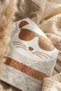Mia Cool Cat Gray Glitter Detailed Double Plush 0-6 Months Baby and Child Beanie with Pompom - Soft Cotton Seasonal - 3