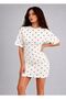 Modal Fabric Waist Drawstring Detail Wide Sleeve Dress 215 - 2