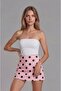 Women's Polka Dot Mini Skirt with Shorts