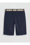 Vizyon New Season Loose Fit Belted Men's Pleated Shorts - 6