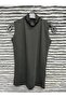 6 Pieces Black and White Color Turtleneck Throat Zero Sleeve (SLEEVELESS) Cotton Bodysuit - 4
