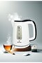 Electric Kettle | 1.7L White Kettle with Auto Lid-Opening, Dual Water Gauge & Heat Plate Indicator (ME-KT1108PW) - 2
