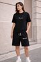 Unisex Blessed Summer Double Set Oversize T-Shirt and Shorts Set - 2