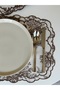 Toile De Jouy Patterned Luxury American Service Set of 6 - L'Antique Series - 4