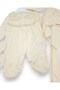 Newborn Baby Girl 5-Piece Hospital Discharge Outfit Set with Laced Jumpsuit and Solid Color Blanket - 6