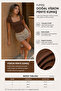 Women's Square Neck Viscose Fabric Combed Cotton Short Sleeve Slim Fit Crop Blouse - 4