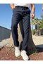 Men's Gofre Viscose Fabric Slim Fit Trousers - 5