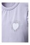 Baby Girl T-Shirt and Heart Patterned Gabardine Shorts Set (9-24 Months) - 2