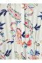 Nevavm Shirt Collar Patterned Waist-Sitting Dress with a Difference - 3