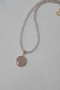Certified 4 mm Pink Quartz Natural Stone Necklace - 4