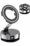 Vacuum Suction Magnetic Bracket K011 - Black, Strong Mount Holder for Car Dashboard or Windshield, Hands-Free Phone Stand with 360° Rotation, No Residue, Universal Compatibility