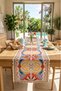 Modern Striped Colorful Digital Print Runner Decorative Table Runner (40X140 cm) - 2
