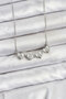 316L Steel Chain Silver Color Openable Clover Model Women's Necklace - 2