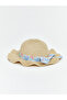 I Stripe Detailed Girls' Straw Hat from Freezen Store - 2