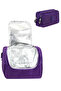 Galb Purple Tr2 3-Piece Set Crinkle Fabric Bag + Thermal Lunch Box + Pen Holder Monkey Keychain - 4