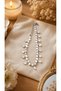 Real Pearl and Stone Anklet with Steel Extension Chain Women's Foot Chain - 2