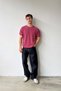 Ribbed Knitted Knitwear T-Shirt - 2