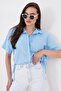 Women's Skirt with Drawstring Detail Short Shirt 260557 -