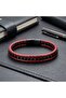 Steel Chain Braided and Leather Men's Bracelet - 4