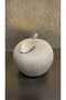 Çiçek Desenli Silver Elma - 2