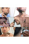 Men's Foil Shavers & T-blade Trimmer Set - Electric Razor for Beard, Mustache, Head & Body - Cordless, Waterproof - 6