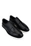 Men's Genuine Leather Black Casual Shoes - 2