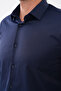Dark Blue Classic Collar Shirt - 4
