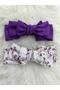 Baby Girl Bowknot 2-Piece Bandana - 3
