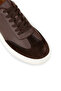 Men's Brown Genuine Leather Sneaker Shoes - 5