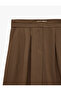 Relaxed Fit Linen Blend Straight Wide-Leg Trousers with Pockets and Pleated Detail - 5