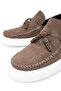Men's Genuine Leather Mink Suede Loafer Shoes - 4