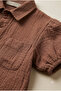 Girl's Woven Shirt Short Sleeve Summer - 3