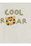 Ecru Tiger Printed Baby Boy T-Shirt and Shorts Set - 3