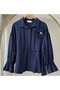 Women's Two-Piece Suit with Hijab Skirt, Brooch Detail, Gathered Waist, Stylish Daily Office and Event Combination - 2