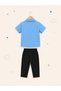 3-Piece Shirt Children's Set |   Shirt, T-Shirt & Trousers 3-Piece Combination |   Trendy Summer Set for Ages 1-10 - 2