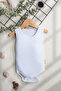 Cotton Strappy Zero Sleeve Bodysuit - 2