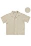 Basic Waffle Shirt for Ages 10-13 - Brown - 3
