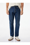 Regular Waist Pocketed Cotton Slim Fit Jean Trousers - Brad Jean - 3